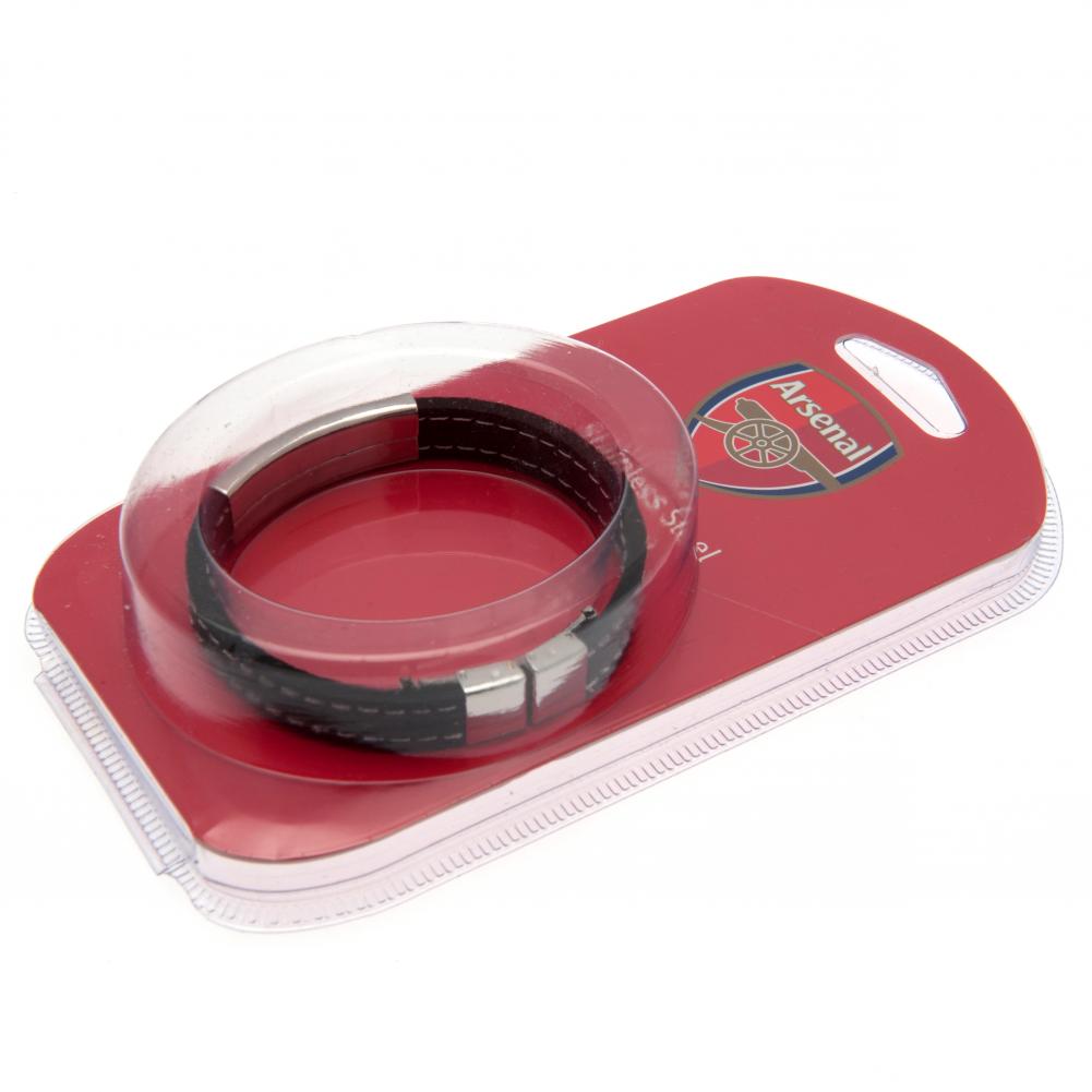 (image for) Arsenal FC Stitched Silicone Bracelet