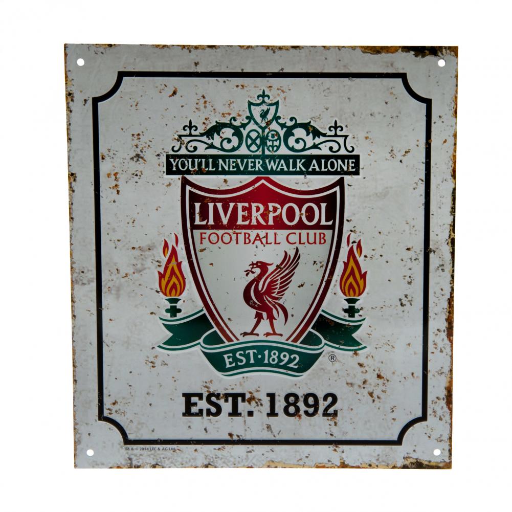 (image for) Liverpool FC Retro Logo Sign