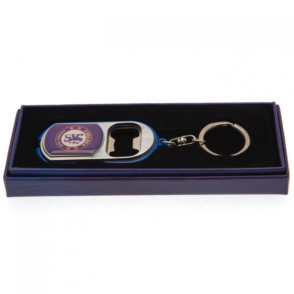 (image for) Chelsea FC Keyring Torch Bottle Opener