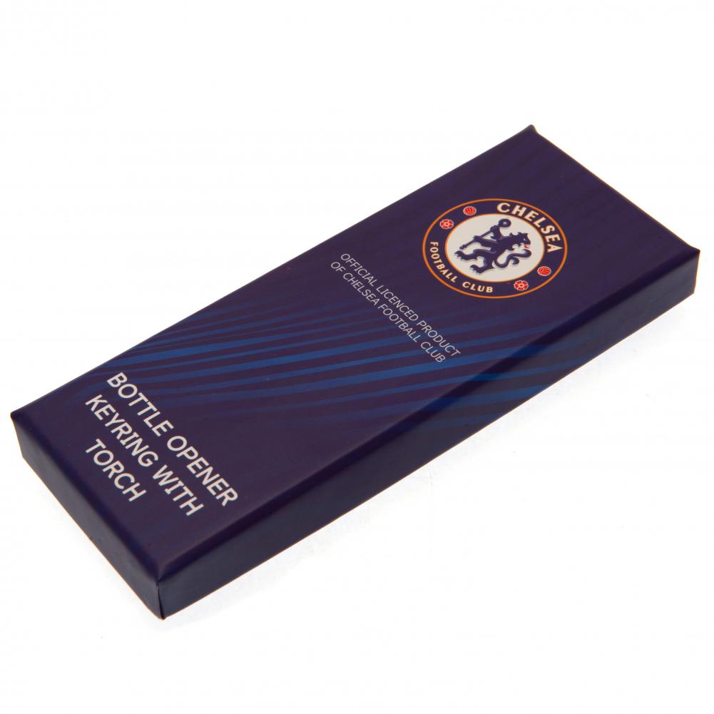 (image for) Chelsea FC Keyring Torch Bottle Opener
