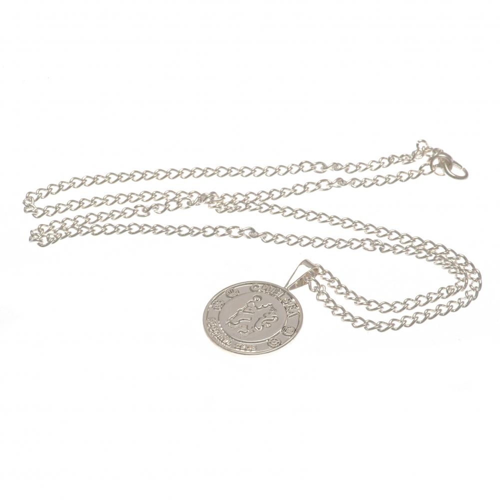 (image for) Chelsea FC Silver Plated Pendant & Chain XL