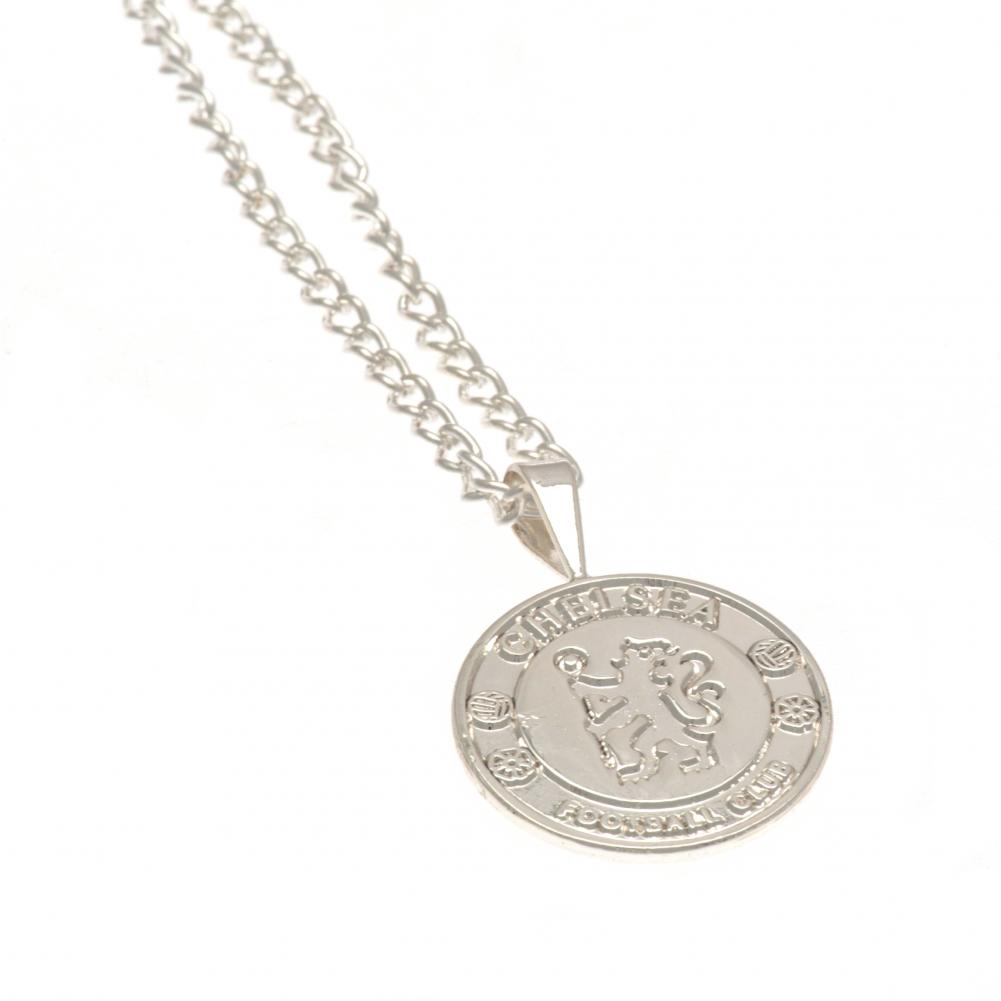 (image for) Chelsea FC Silver Plated Pendant & Chain XL