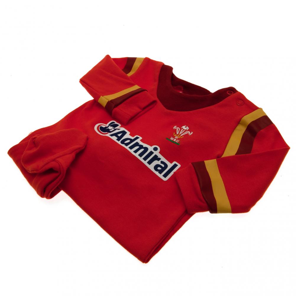 (image for) Wales RU Sleepsuit 12/18 mths GD