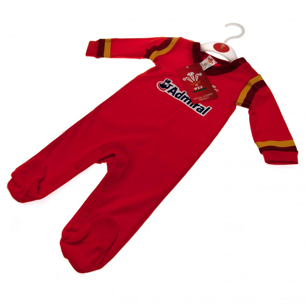 (image for) Wales RU Sleepsuit 12/18 mths GD