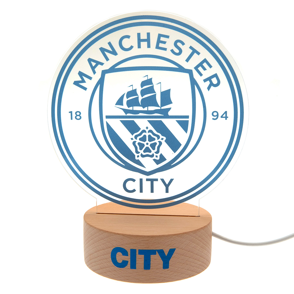 (image for) Manchester City FC LED Crest Light