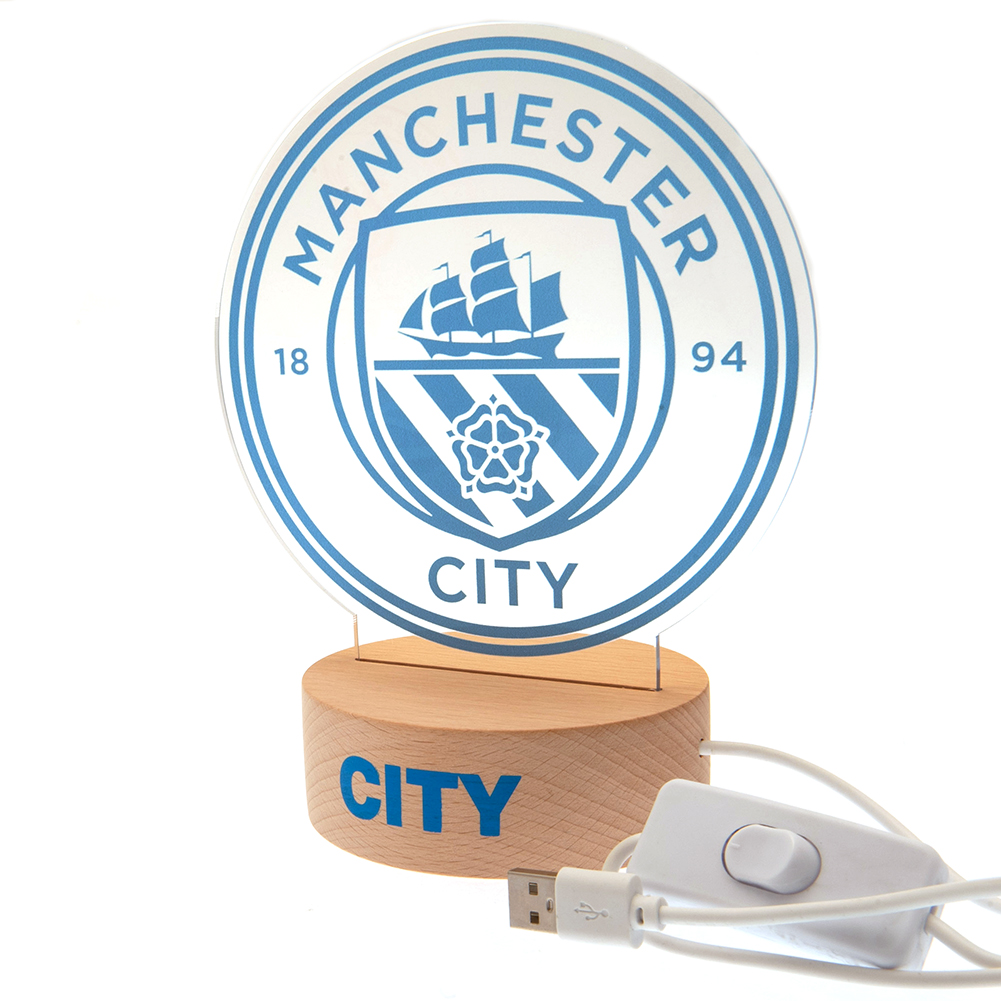 (image for) Manchester City FC LED Crest Light