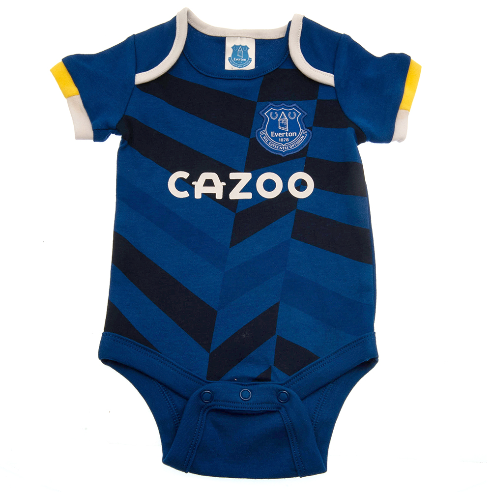(image for) Everton FC 2 Pack Bodysuit 3-6 Mths