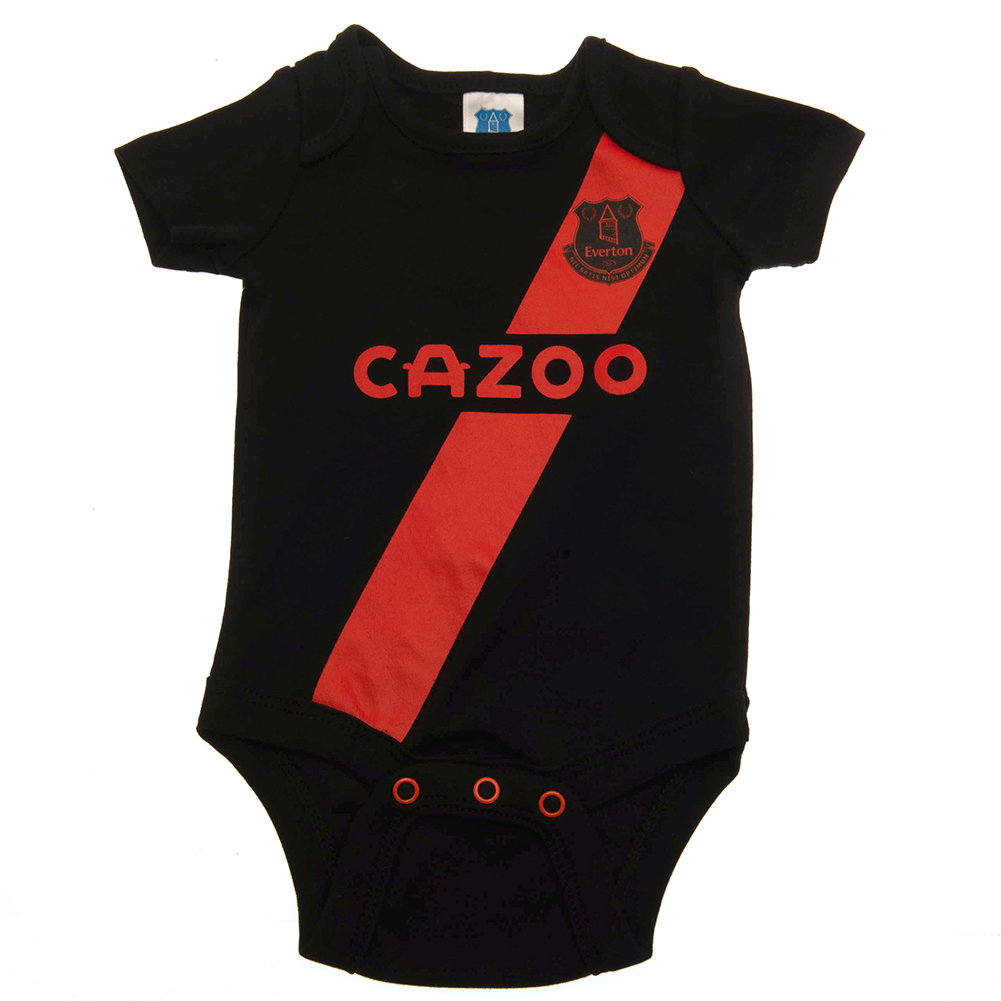 (image for) Everton FC 2 Pack Bodysuit 3-6 Mths