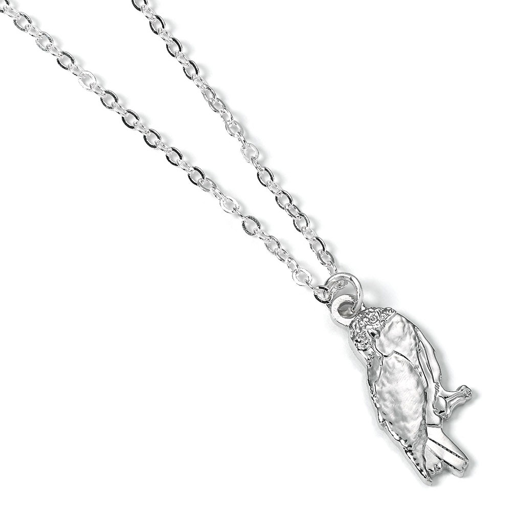 (image for) Harry Potter Silver Plated Hedwig Owl Necklace