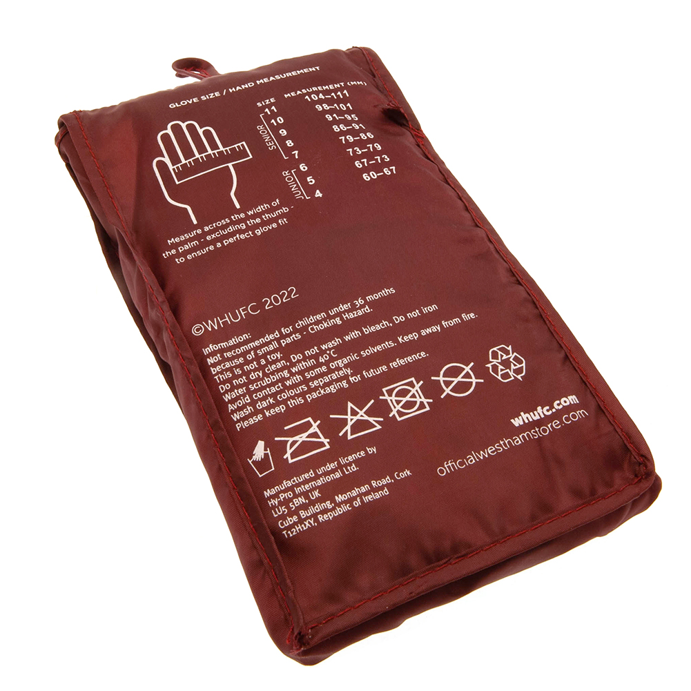 (image for) West Ham United FC Delta Goalkeeper Gloves Yths