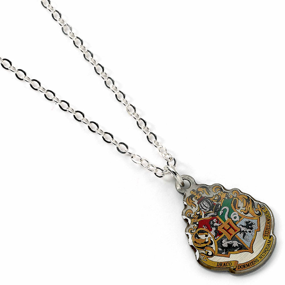 (image for) Harry Potter Silver Plated Hogwarts Necklace