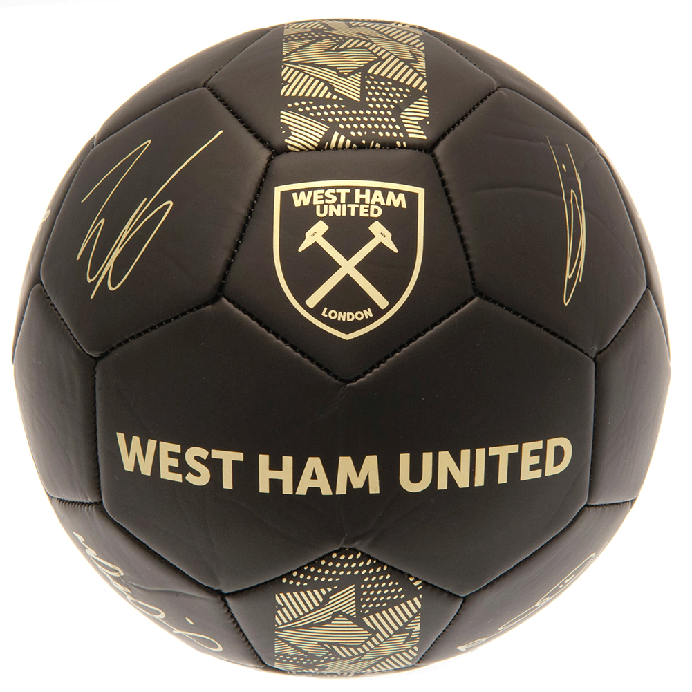 (image for) West Ham United FC Sig Gold Phantom Football