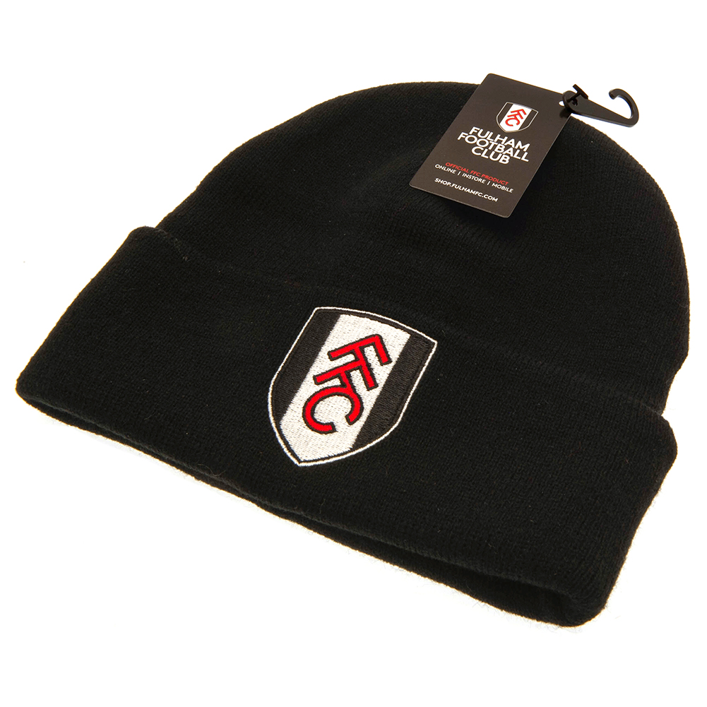 (image for) Fulham FC Black Cuff Beanie