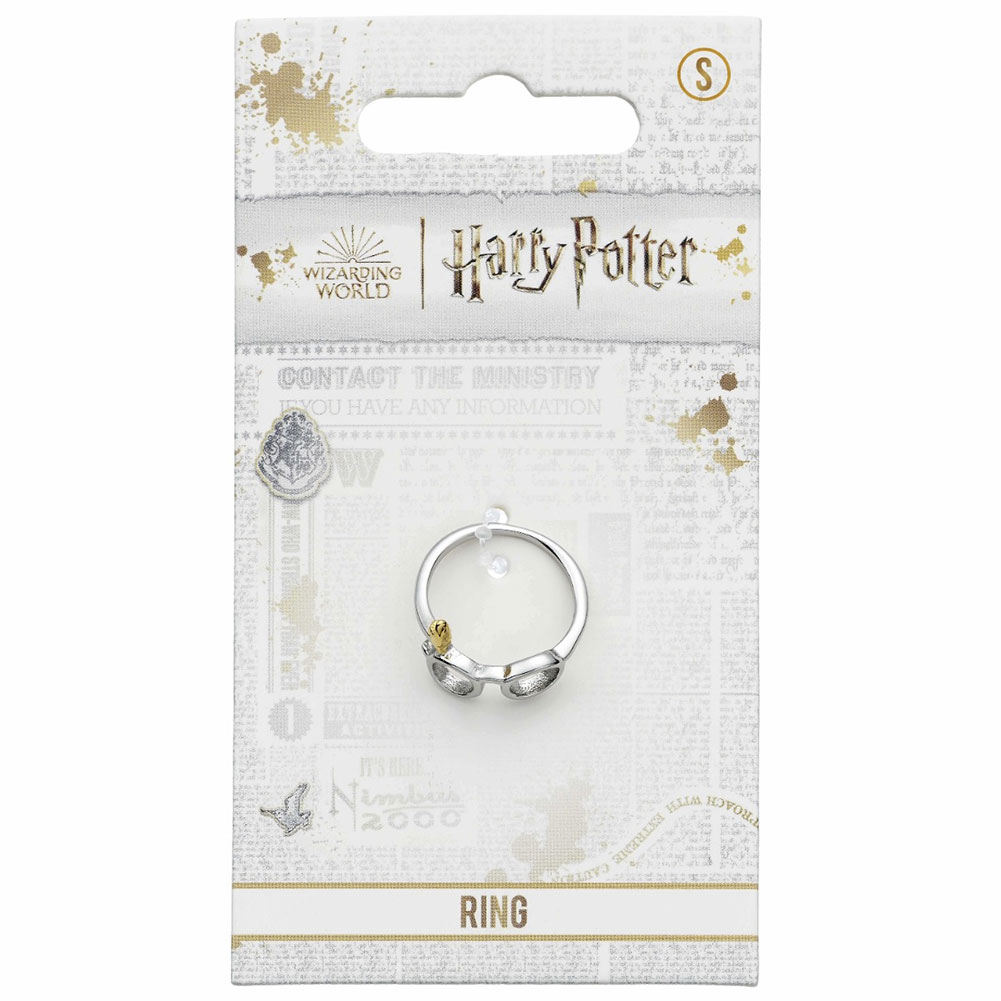 (image for) Harry Potter Stainless Steel Harry Glasses Ring Small