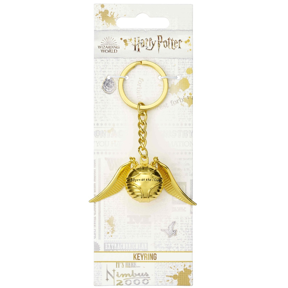 (image for) Harry Potter 3D Metal Keyring Golden Snitch