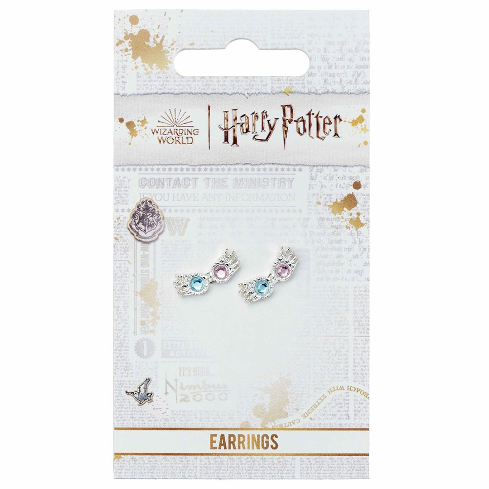 (image for) Harry Potter Silver Plated Luna Spectrespecs Stud Earrings