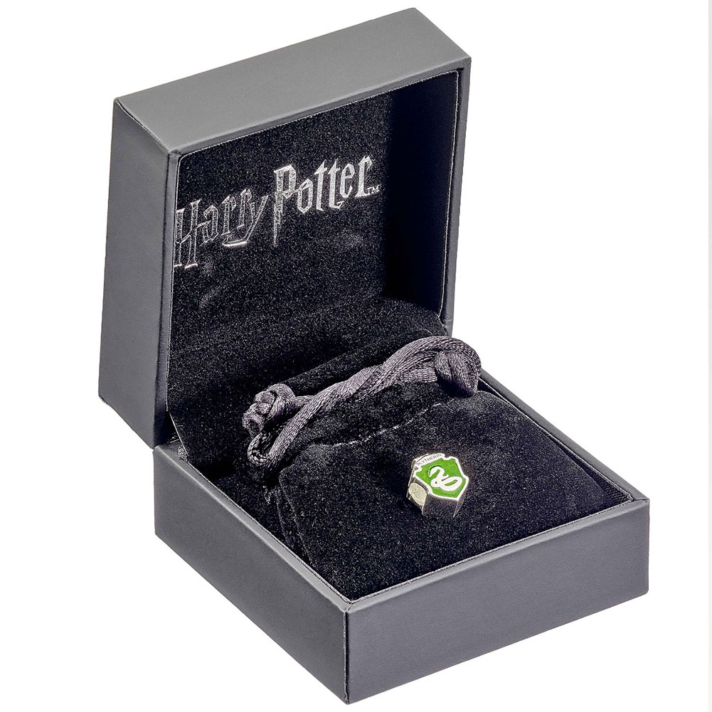 (image for) Harry Potter Sterling Silver Slytherin Spacer Bead