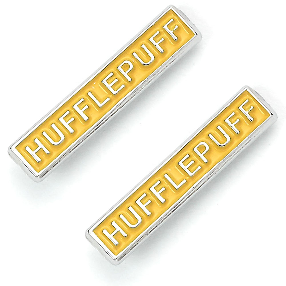 (image for) Harry Potter Silver Plated Hufflepuff Stud Earring Set