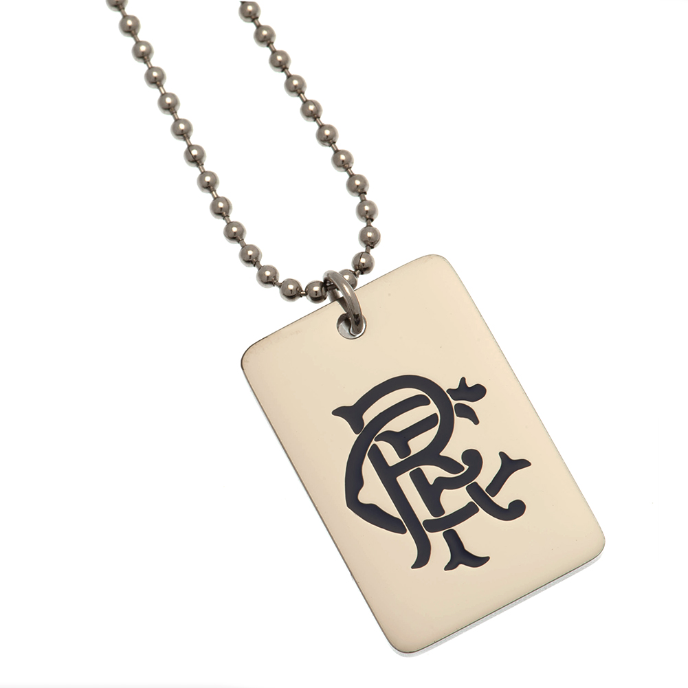 (image for) Rangers FC Enamel Crest Dog Tag & Chain