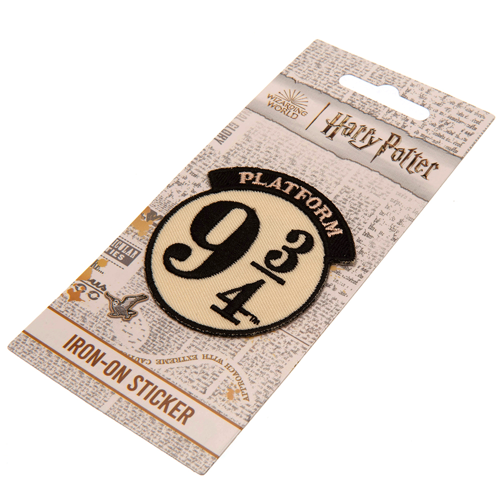 (image for) Harry Potter Iron-On Patch 9 & 3 Quarters