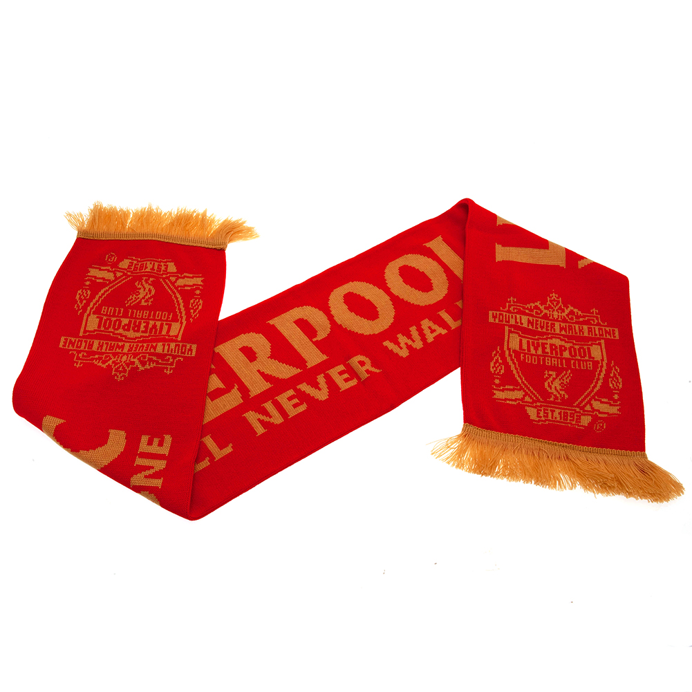 (image for) Liverpool FC Gold Crest Scarf