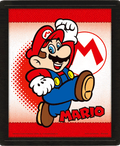 (image for) Super Mario Framed 3D Picture