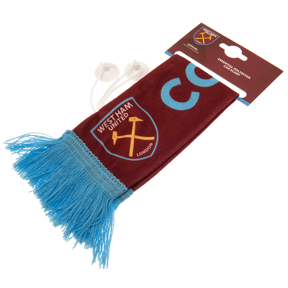 (image for) West Ham United FC Mini Car Scarf