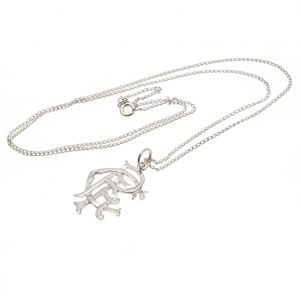 (image for) Rangers FC Sterling Silver Pendant & Chain Medium