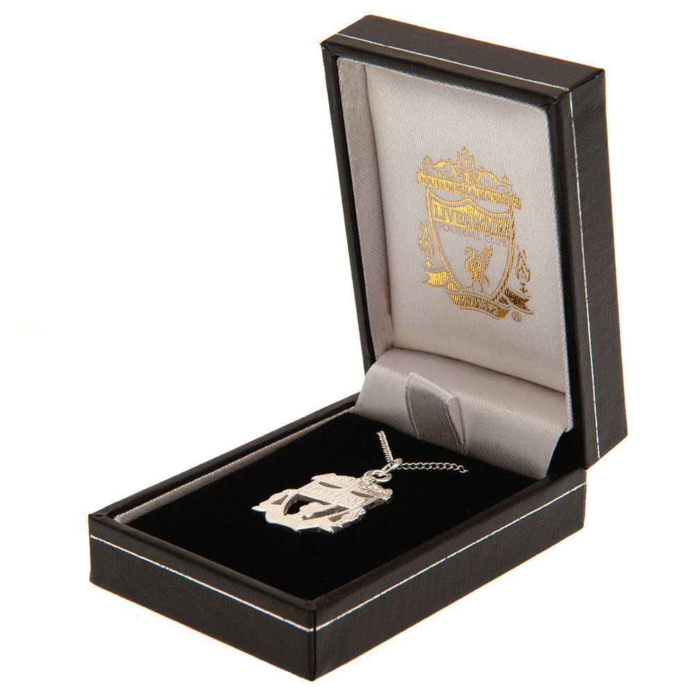 (image for) Liverpool FC Sterling Silver Pendant & Chain CR Small