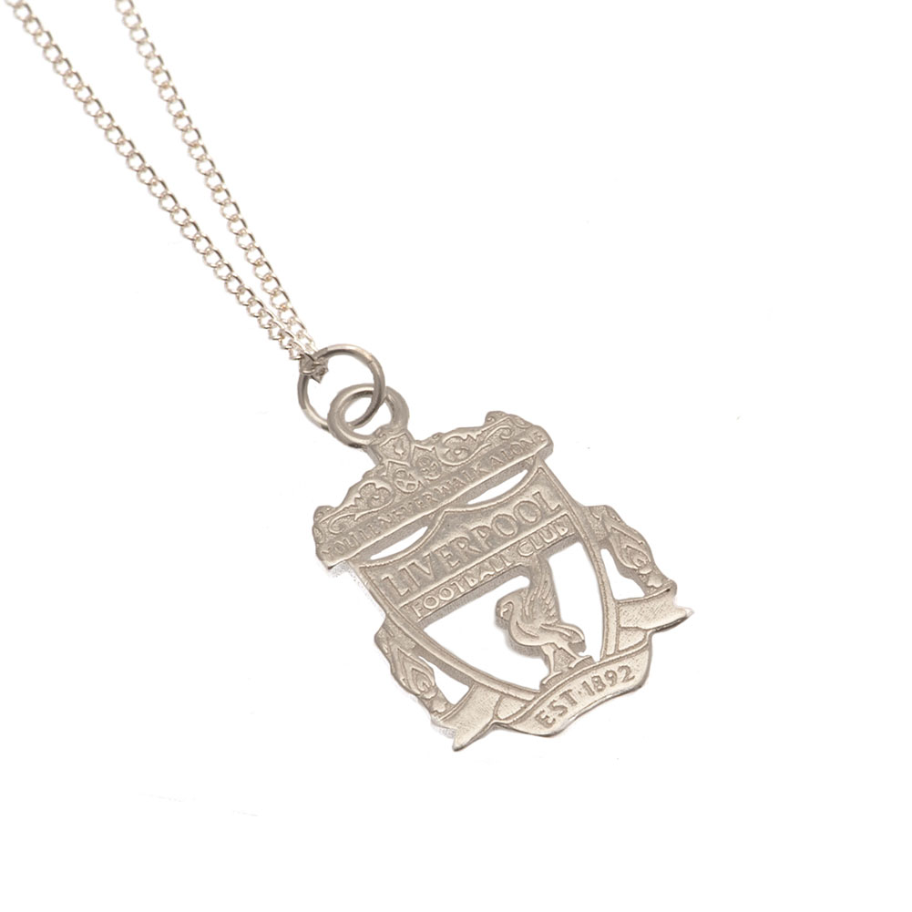 (image for) Liverpool FC Sterling Silver Pendant & Chain CR Small