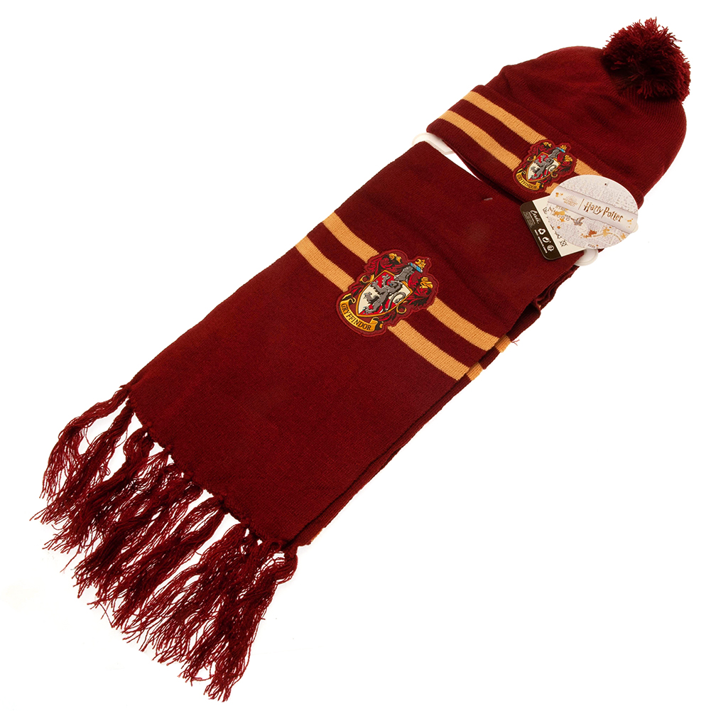 (image for) Harry Potter Junior Beanie & Scarf Gryffindor