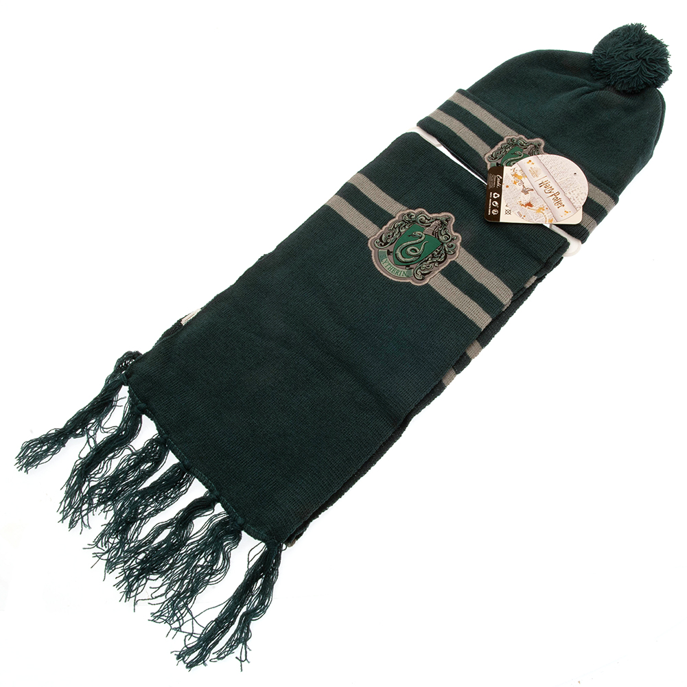 (image for) Harry Potter Junior Beanie & Scarf Slytherin
