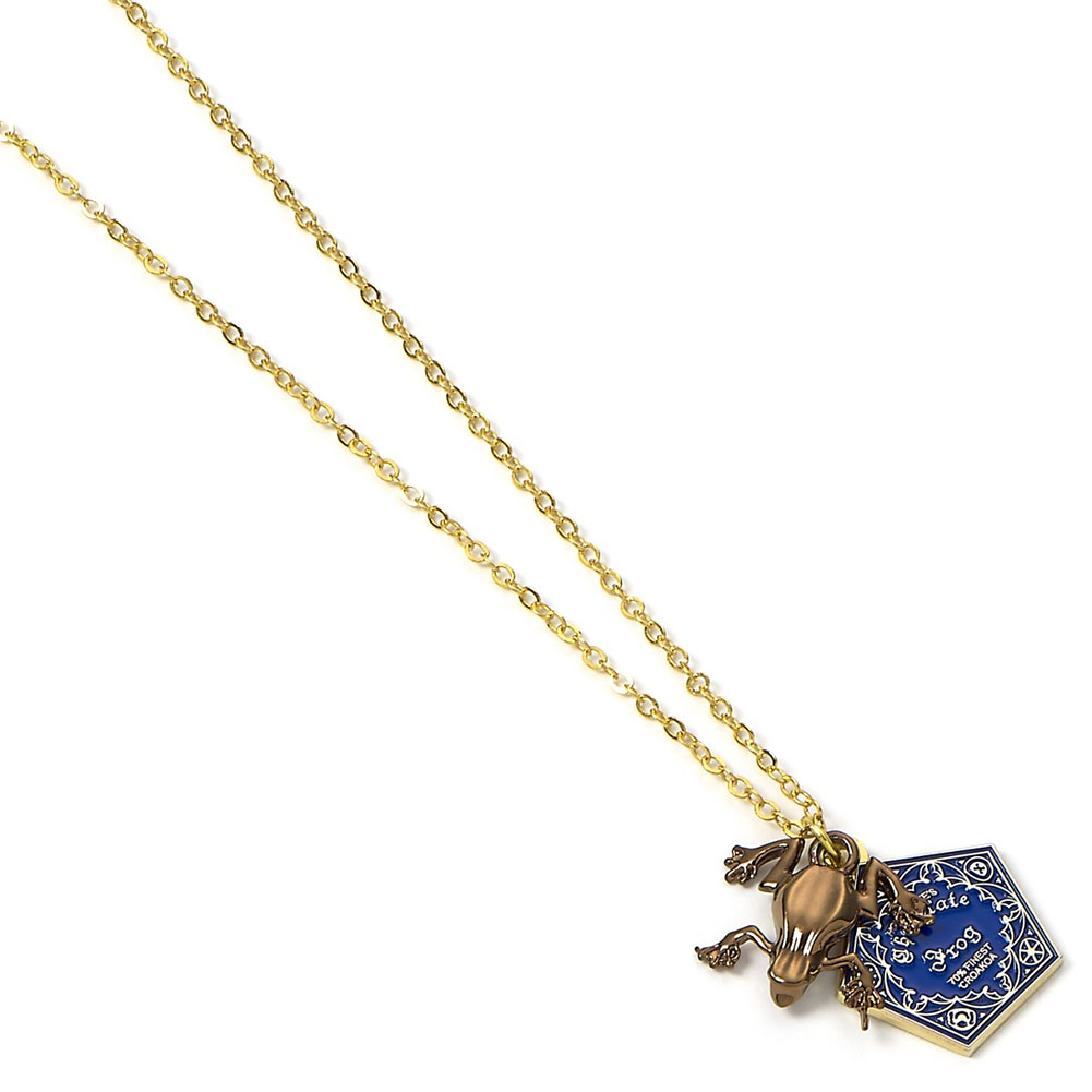 (image for) Harry Potter Gold Plated Chocolate Frog Necklace
