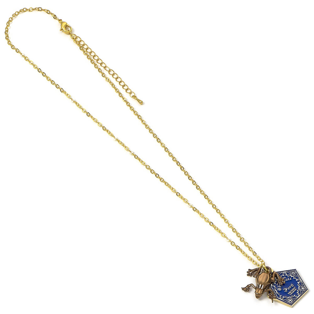 (image for) Harry Potter Gold Plated Chocolate Frog Necklace