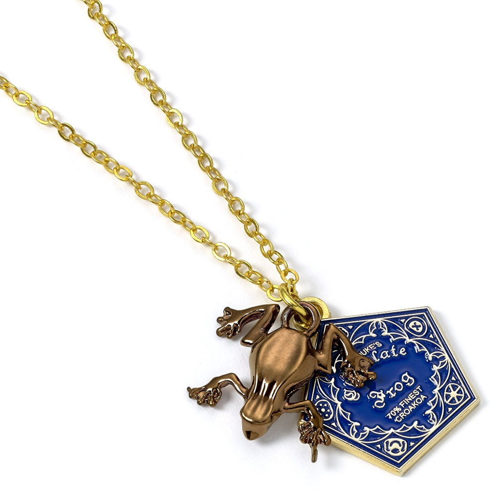 (image for) Harry Potter Gold Plated Chocolate Frog Necklace