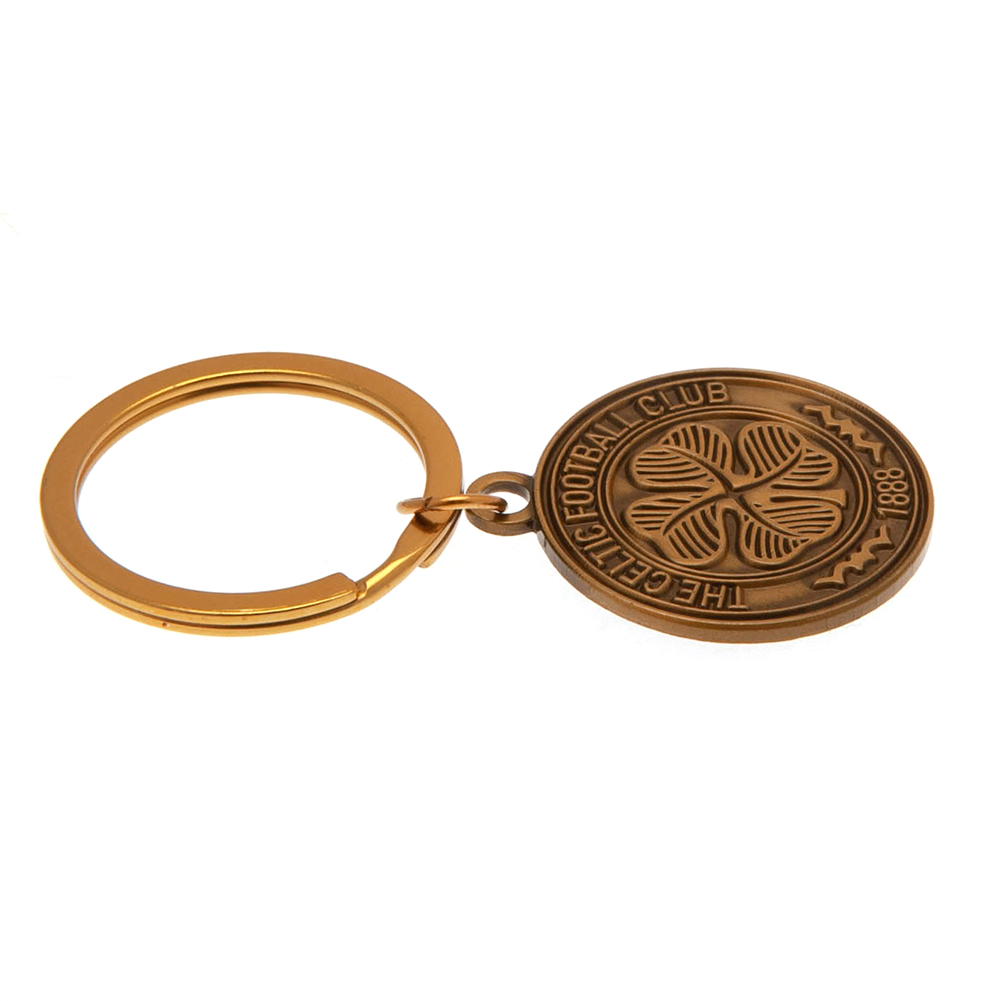 (image for) Celtic FC Antique Gold Crest Keyring