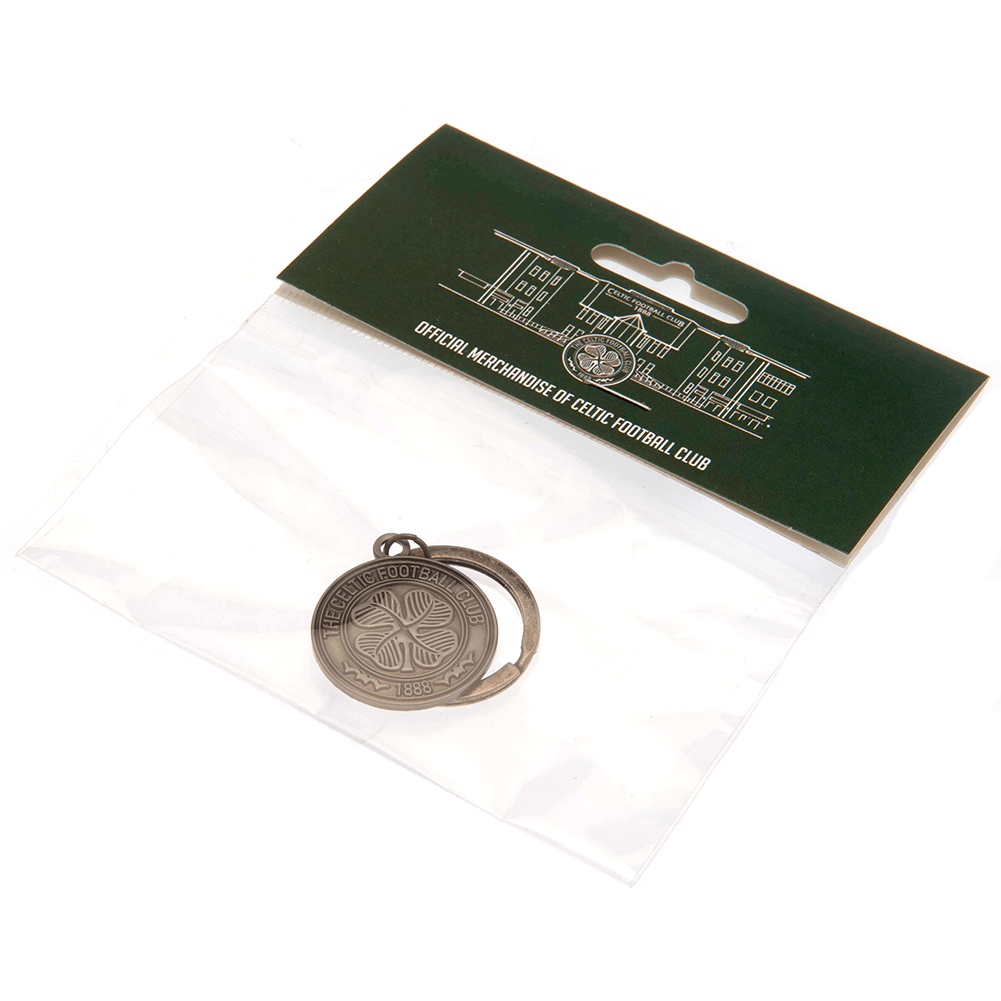 (image for) Celtic FC Antique Silver Crest Keyring