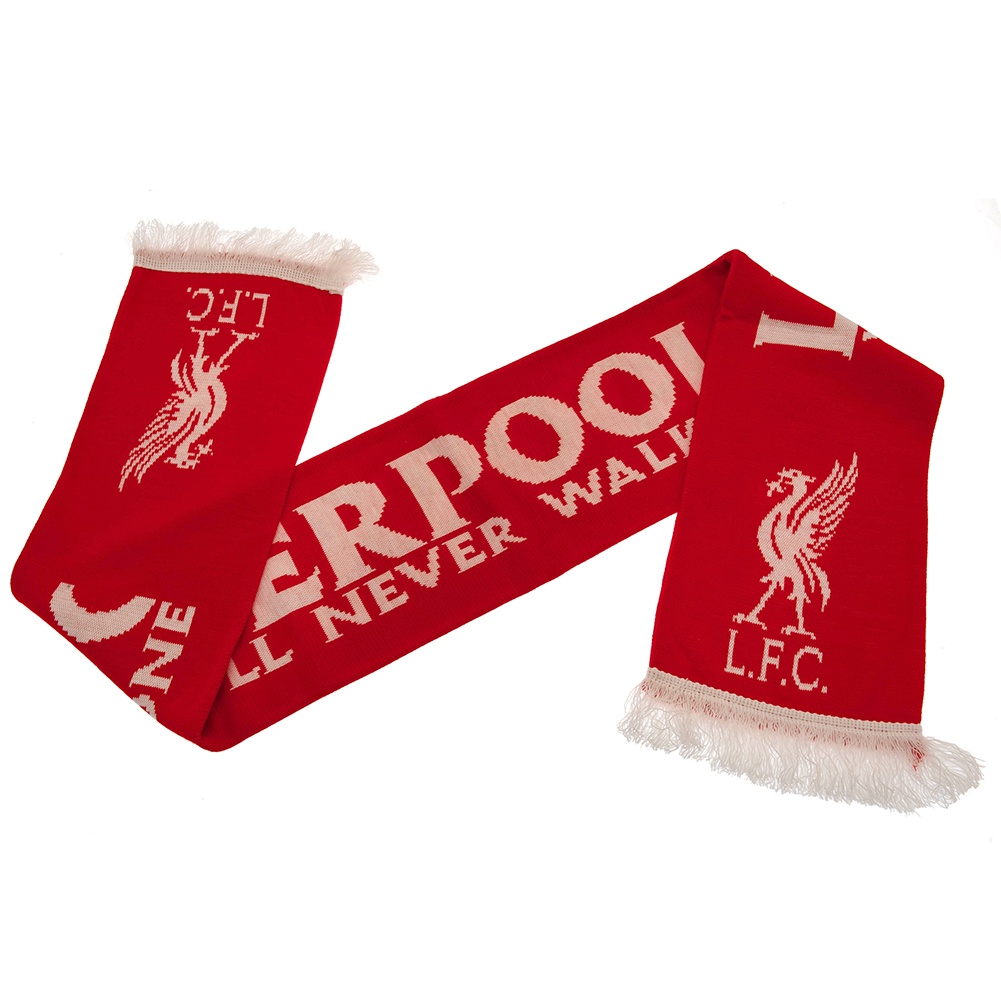 (image for) Liverpool FC White Liverbird Scarf