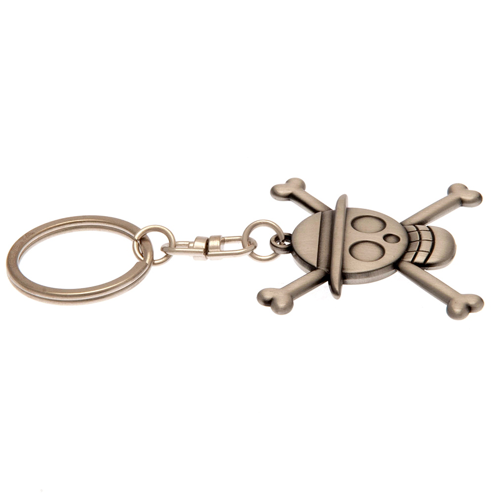 (image for) One Piece 3D Metal Keyring Luffy Skull