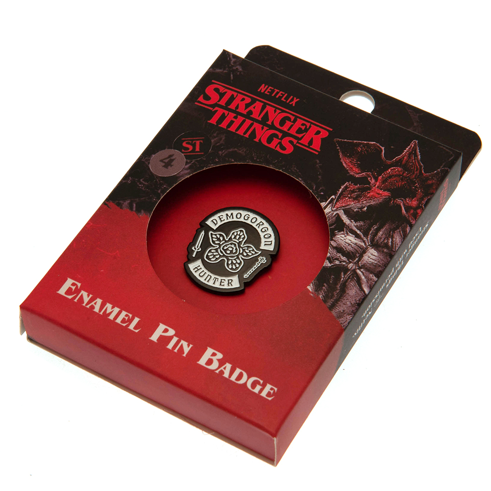 (image for) Stranger Things Demogorgon Hunter Pin Badge