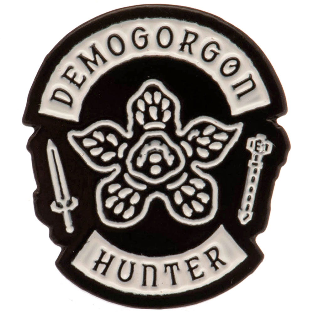 (image for) Stranger Things Demogorgon Hunter Pin Badge