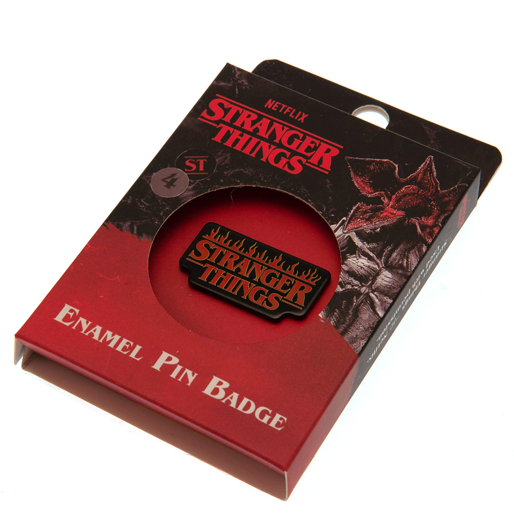 (image for) Stranger Things Logo Pin Badge