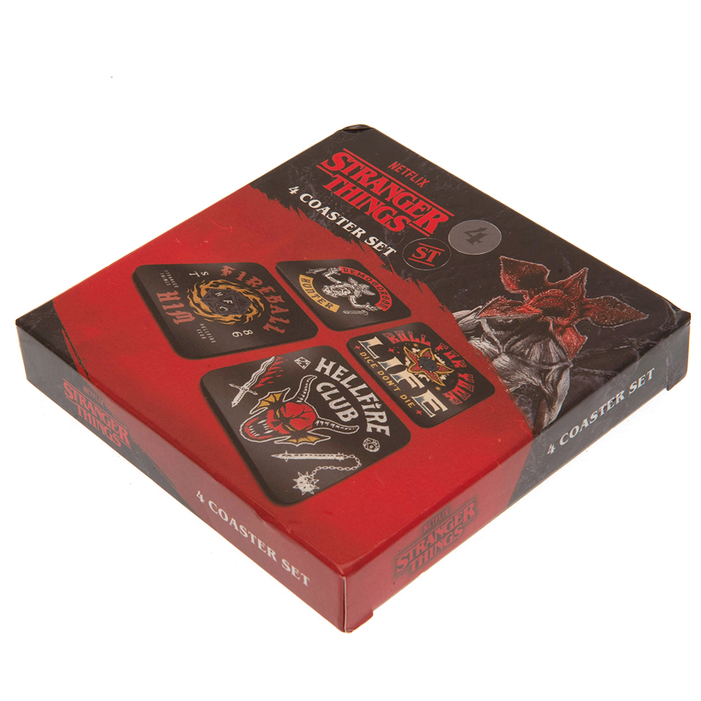 (image for) Stranger Things Coaster Set Hellfire Club