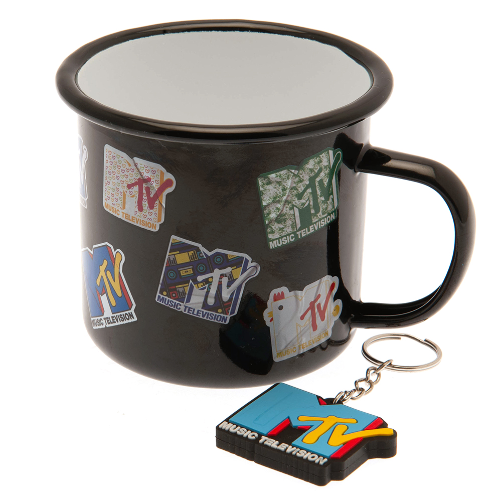 (image for) MTV Enamel Mug & Keyring Set