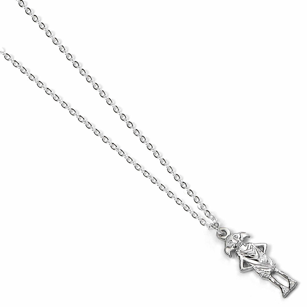 (image for) Harry Potter Silver Plated Dobby House Elf Necklace