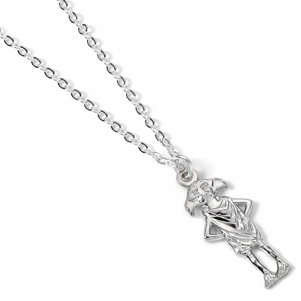 (image for) Harry Potter Silver Plated Dobby House Elf Necklace