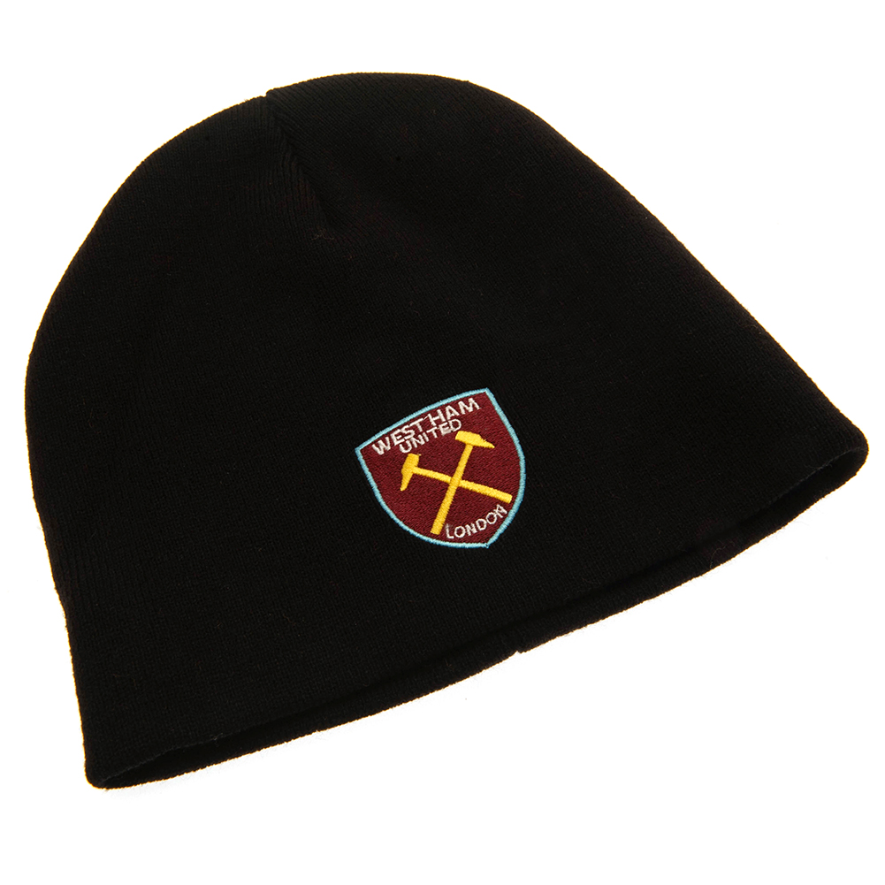 (image for) West Ham United FC Black Beanie
