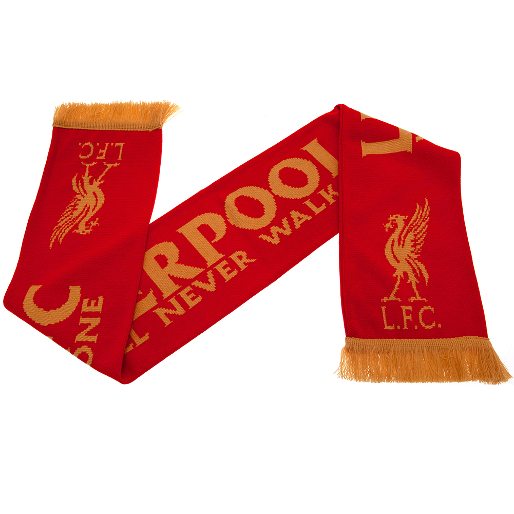 (image for) Liverpool FC Gold Liverbird Scarf