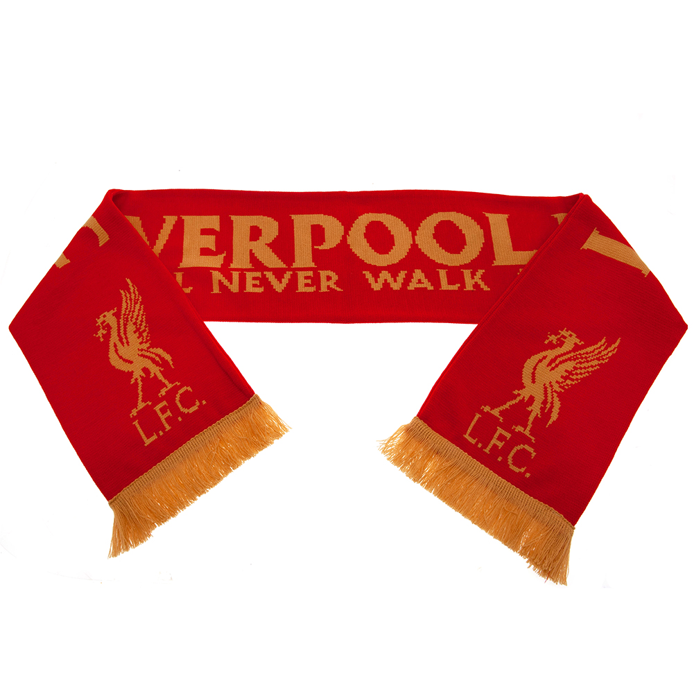 (image for) Liverpool FC Gold Liverbird Scarf