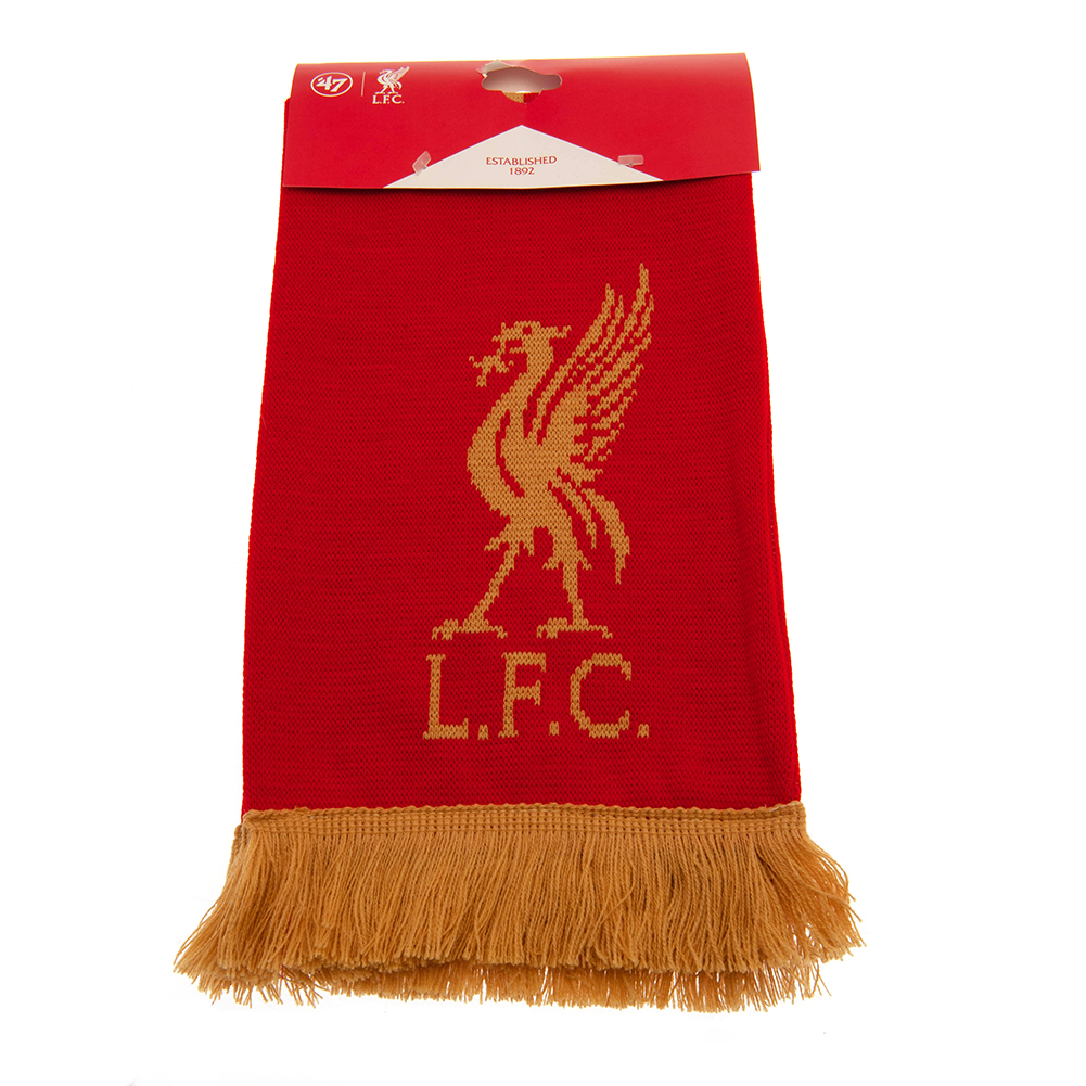 (image for) Liverpool FC Gold Liverbird Scarf